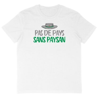 T-SHIRT Homme Oversize Pas de pays sans paysan