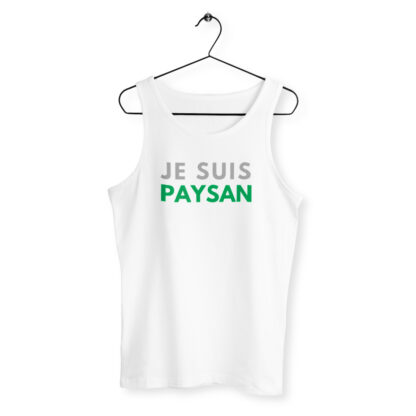 DÉBARDEUR Homme Je suis paysan