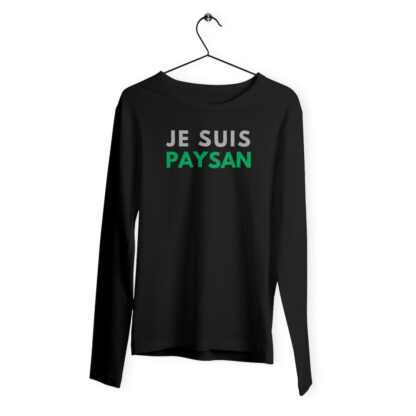 T-SHIRT Homme Manches longues Je suis paysan