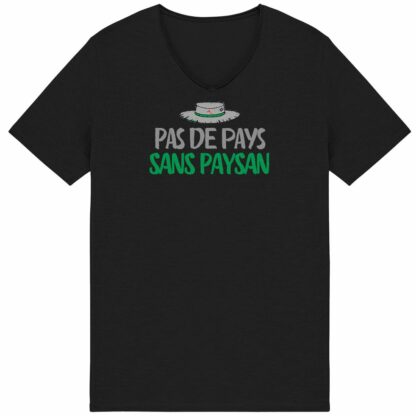 T-shirt Homme Slub Pas de pays sans paysan