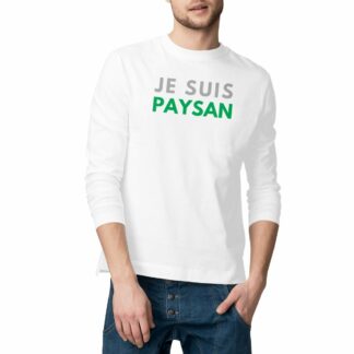 T-SHIRT Homme Manches longues Je suis paysan