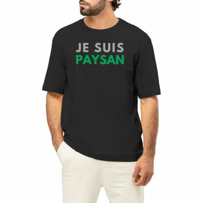 T-SHIRT Homme Oversize Je suis paysan