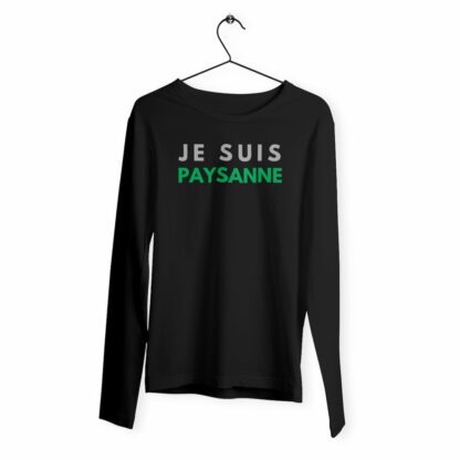 T-SHIRT Femme Manches longues Je suis paysanne