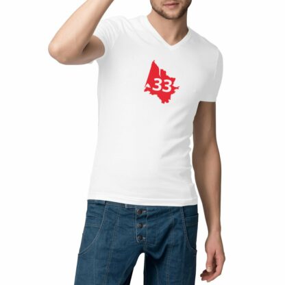 T-SHIRT Homme Col V 33 Gironde